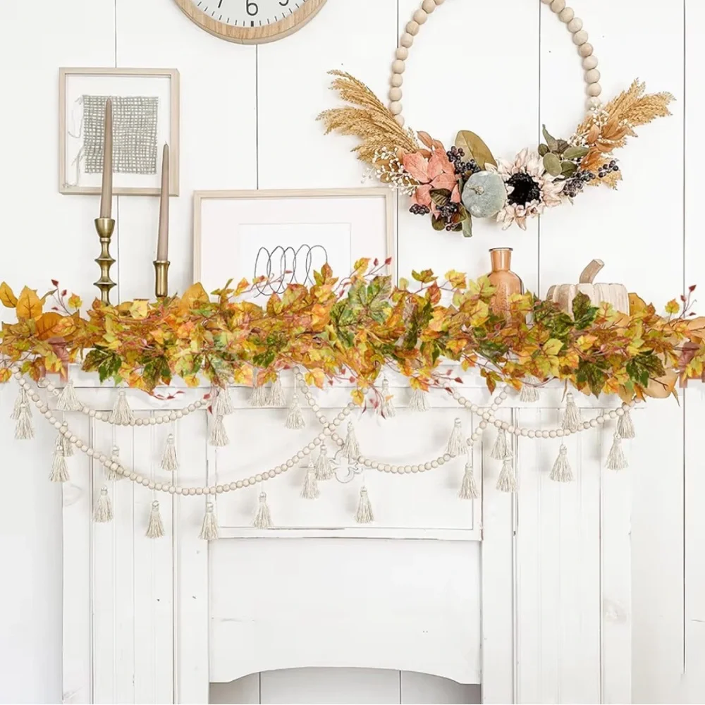 PARTY DECOR | faux fall foliage garland